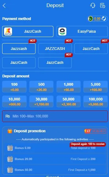 deposit process