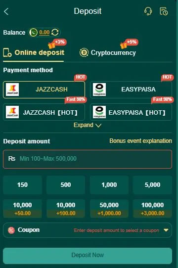 deposit process