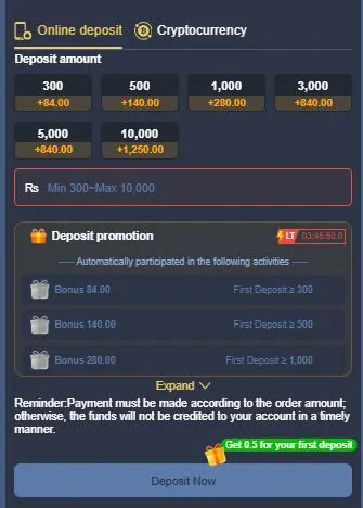 deposit process